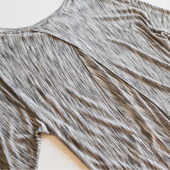 Wilfred Dolman Long Sleeve Crewneck Heathered Open Cross Back Tunic Size Small - Picture 6 of 11